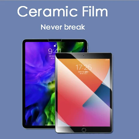 Матовая керамическая пленка для защиты экрана для IPAD Samsung Huawei Xiao Tablet Mate pad M6 T10 Tab A E 2021 T510 T505 T720 S6