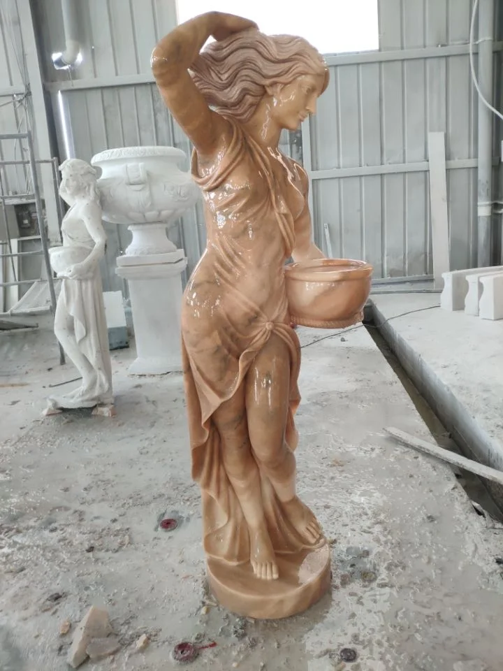 Bespoke Hand Carved New Product Natural Marble Figure Sculpture/female statue