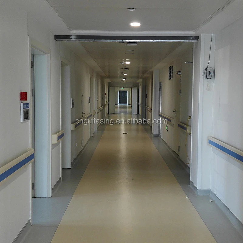 
elderly non-slip pvc plastic medical hospital hallway handrail 