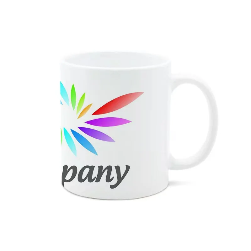 High Quality Customized Logo Printed Ceramic Coffee Cup Porcelain Mug With Unique Design