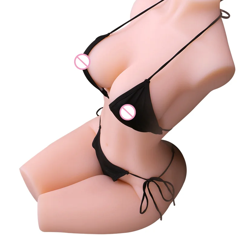 Solid silicone sex doll male masturbator big tits double breasts inverted mold masturbation doll