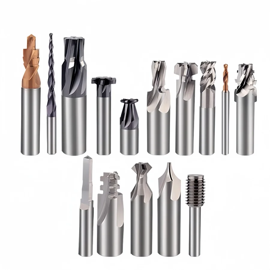Factory Made Customized Milling Cutter Forming Cutter Step Drilling Reaming Cutter Tungsten Embedded Milling Tool