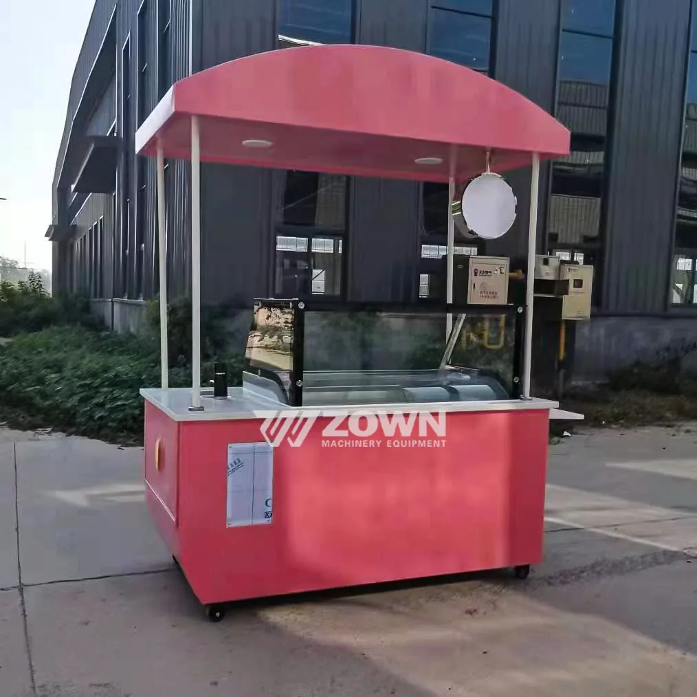 fabric Used food trucks Popular Dessert Party Cart Customized Color Christmas Mini Food Truck Wooden Flower Candy Cart