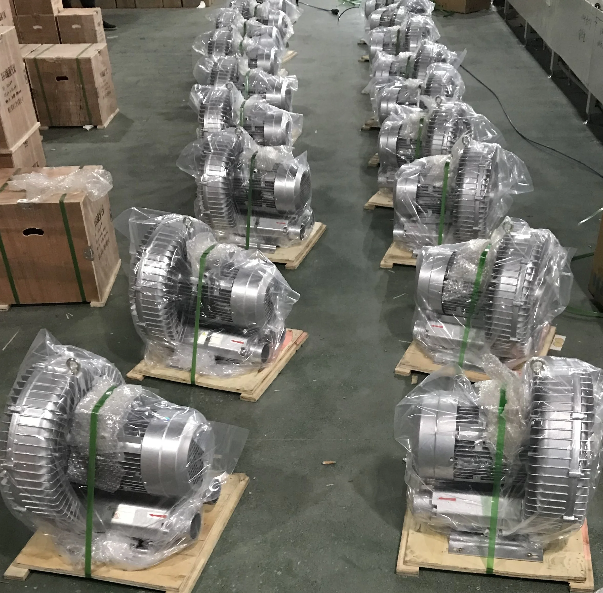 0.37KW high pressure vortex fan / air pump axial flow / vortex fan oxygen booster pump silent high pressure blower