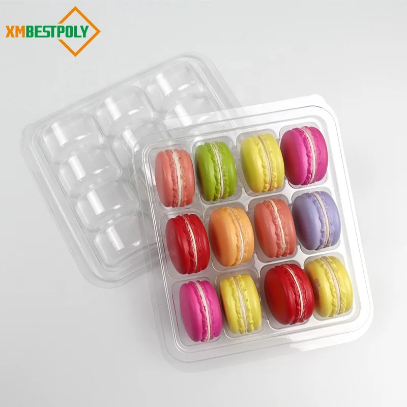12 контейнеров для лотков макарон прозрачная пластиковая вставка Макарон на