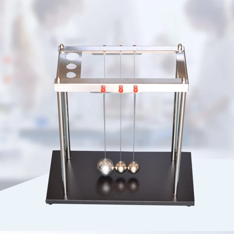 School physics laboratory Collision ball Newton cradle ball Momentum conservation demonstrator Momentum transfer demonstrator