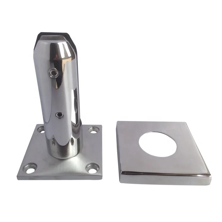 Top sell factory price stainless steel glass pool fence handrail spigots for indoor stair