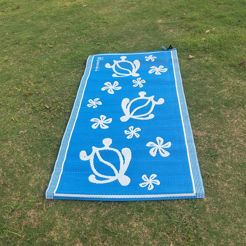 Woven Camping Beach Picnic Mats Plastic