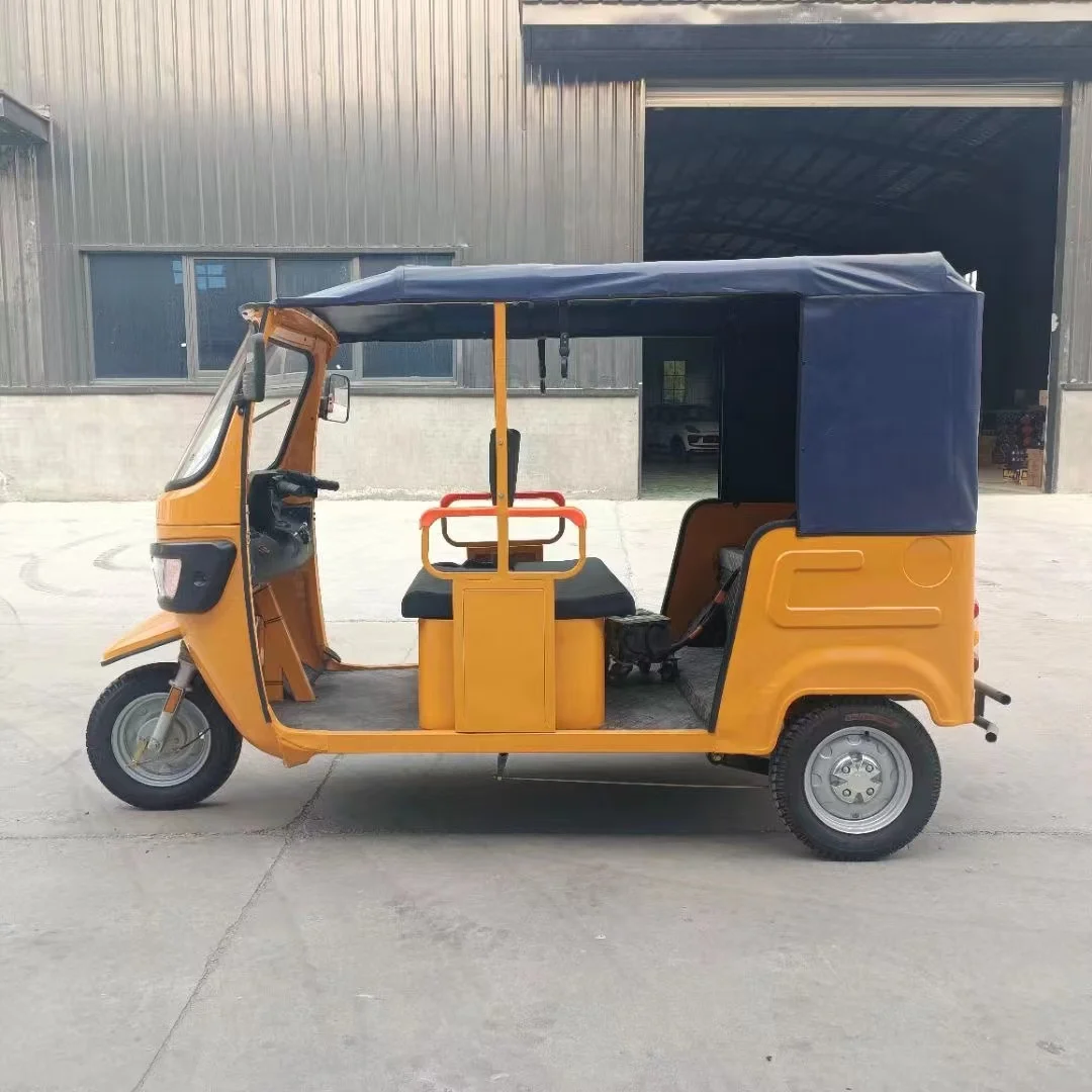 Popular TUKTUK 1500W electric tricycle with canopy and multi-seat tourist sightseeing vehicle passenger electric tricycle