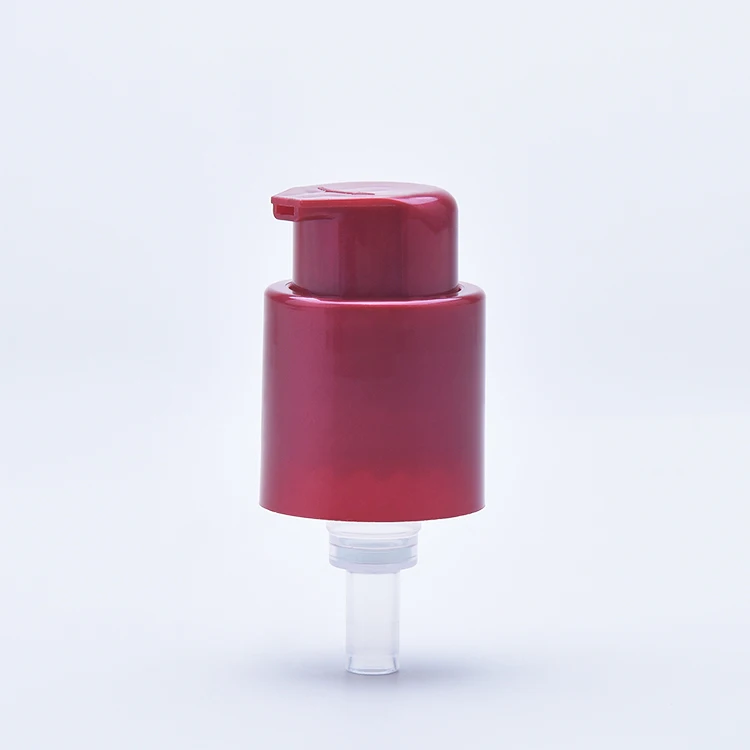Wholesale 24/410 red plastic  cosmetic lotion cream pump