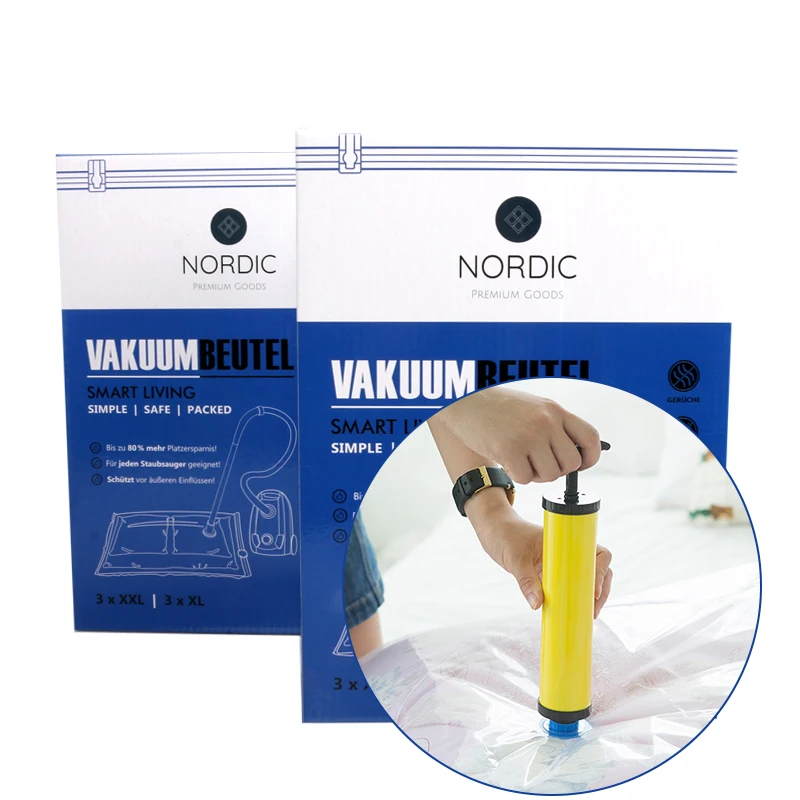 Hot sale space saver vacuum compression storage bags for cloths