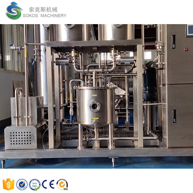 Automatic Five Tank Industrial Carbonator Beverage Co2 Mixing Machine,Carbonated Drink Mixer