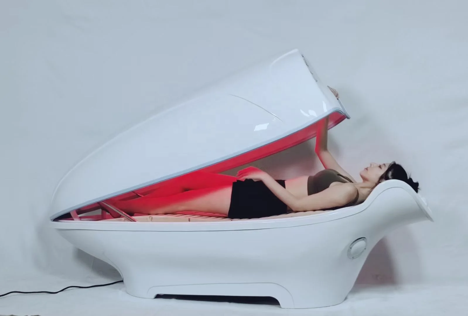 Spa Wellness Health Center Full Body LED Light Therapy Far Infrared Ozone Sauna Spa Capsule  Pod