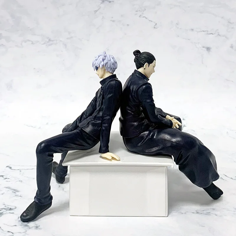 Q Version Anime Jujutsu Kaisen Satoru Gojo Chair Sitting Pvc Action Figure