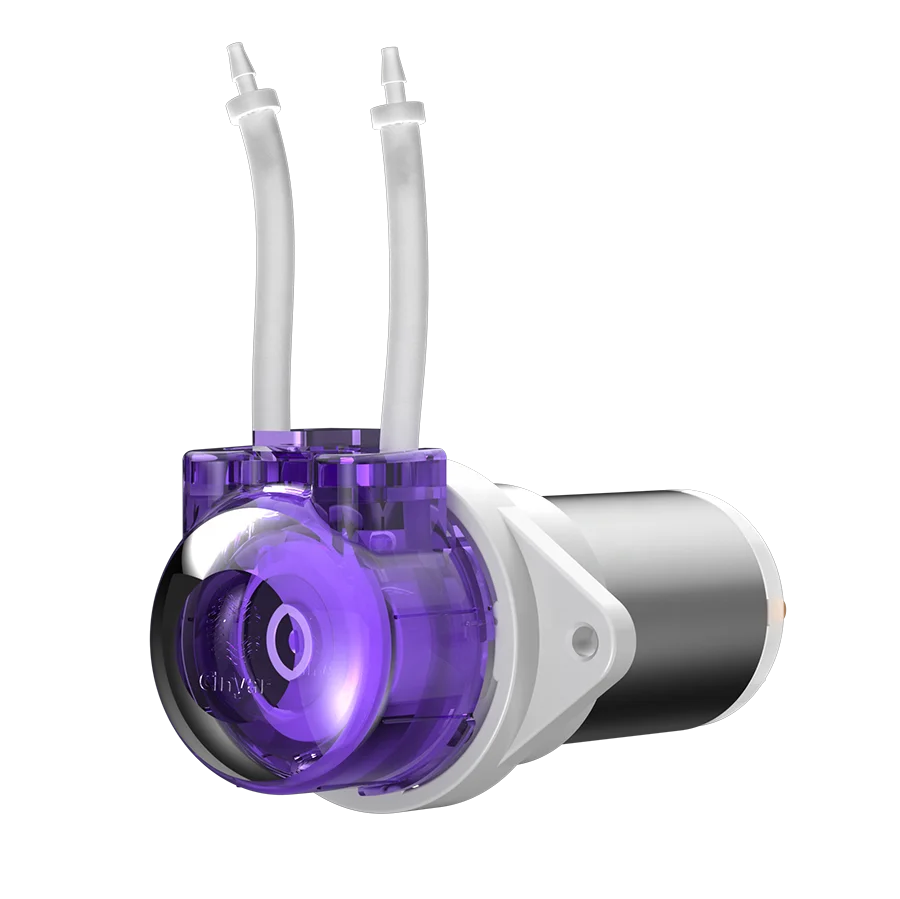 Cinyar AQB 6V 12V 24V DC OEM Micro Peristaltic Pump for Drip Irrigation Agriculture Spraying Water Medical Liquid Dispensing