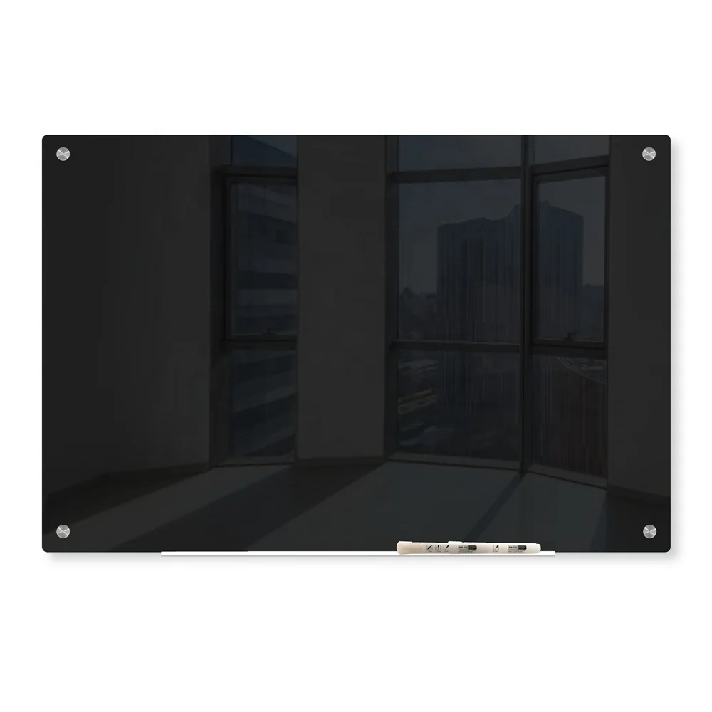 School Office Home Magnetic Tempered Glass Dry Erase Marker Blackboard In Good Price