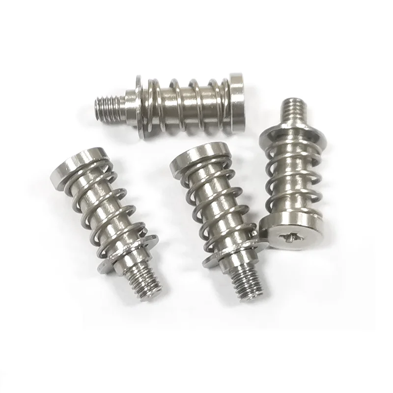 Factory Custom Computer Graphics Card Screws Nickel-plated Stainless Steel With Retaining E Ring Combination Spring Screws