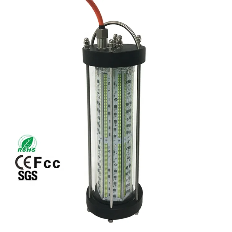  Падение глубокий 1500W LED приманка водонепроницаемый рыбы Фонд свет для рыбной ловли