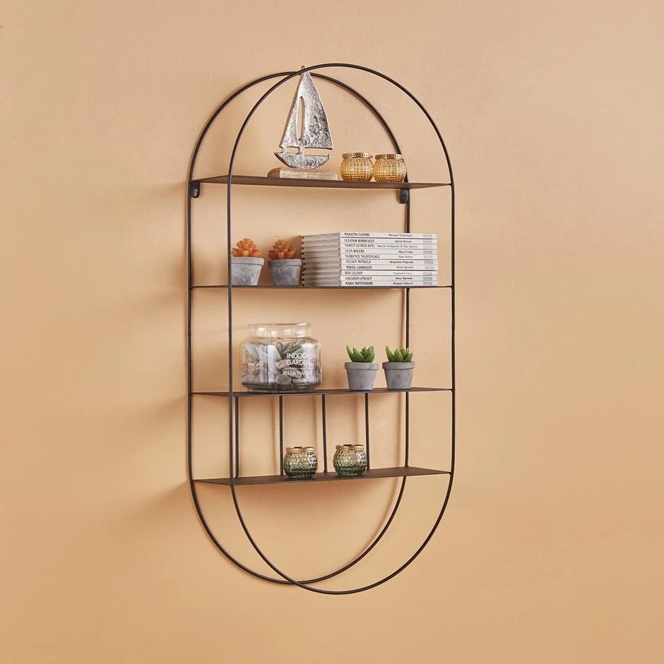 Newest Professional Low MOQ Custom Wooden Shelves For Wall Display Shelves Luxury Home Decoration Shape Shelf Decor For Export