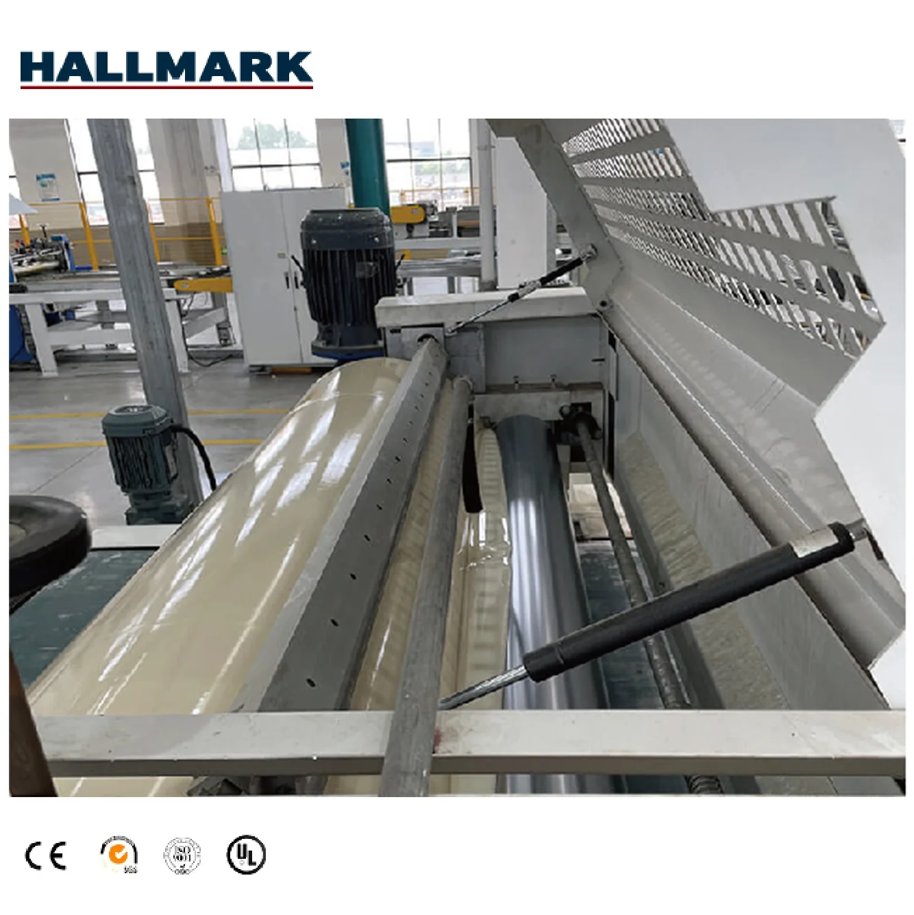 HALLMARK automatic new technology popular SPC flooring line automatic UV coating machinery