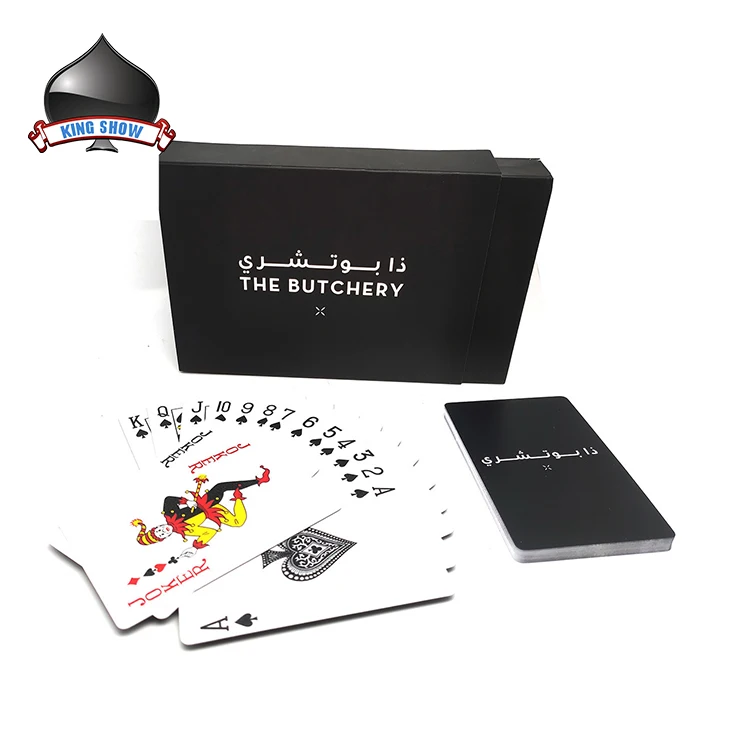 Custom Travel Leather Playing Card Case Set