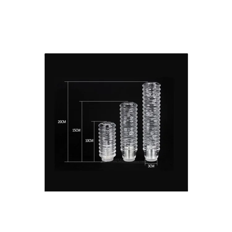 Universal spiral crystal gear knob car dildo shift knob LED gear head