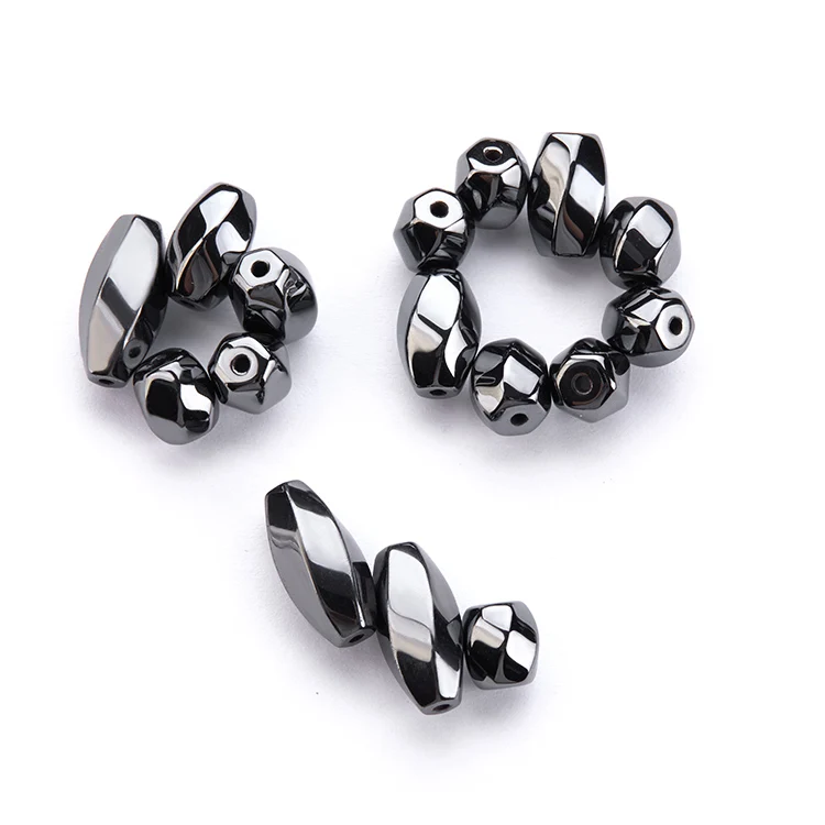 
Magnetic black gallbladder magnet six-sided beads loose beads jewelry accessories manufacturers wholesale accept customization 