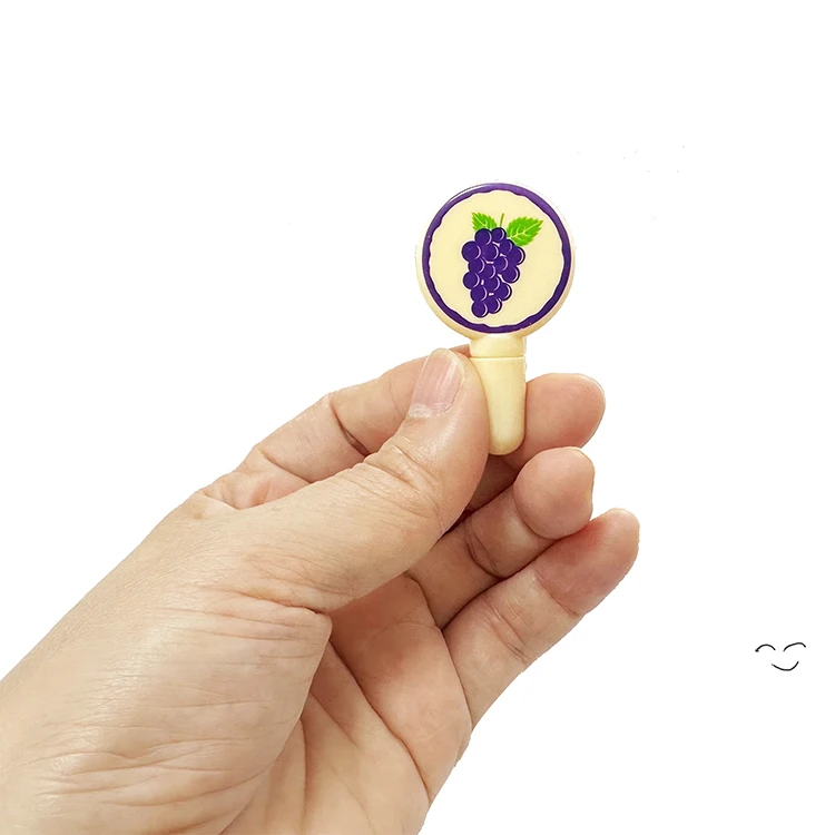 Plastic Lollipop Shape Fruits Ball-Point Pen Toys For Children Early Educational Toy