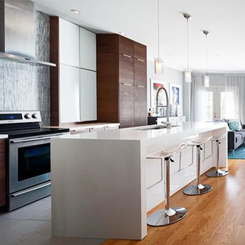 Luxury kitchen cabinet modern design professional wholesale matte kitchen cupboards cabinet