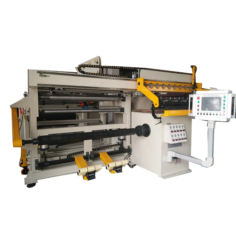 
simple small coil foil winding rewinding machine 