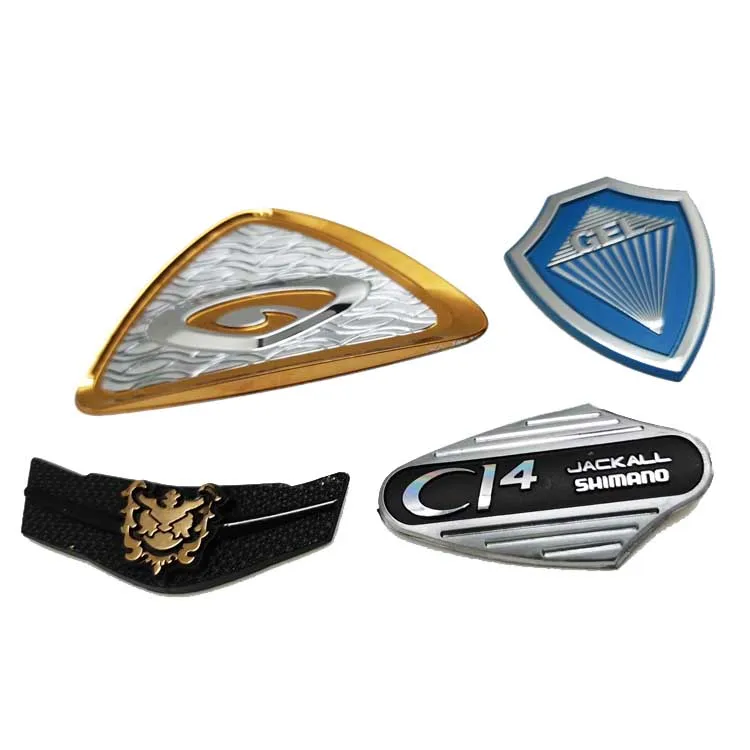 custom metal aluminium nameplate with filling color