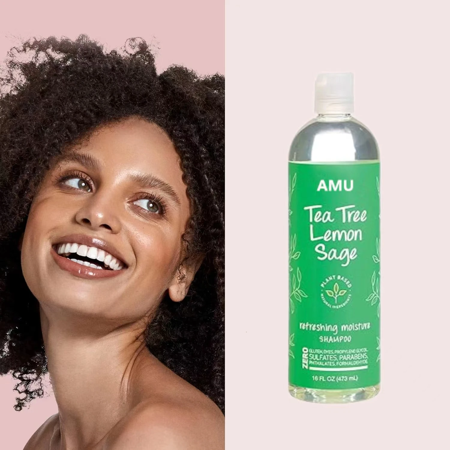 Guangzhou hair treatment factory refreshing tea tree lemon sage shampoo for dandruff scalp treatment