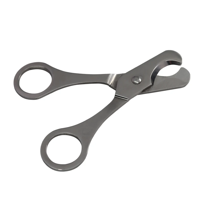 Wholesale Cheap Silver Cutter Modern Stainless Steel Cigar Scissors Custom Logo Hand Cutter Portable Cigar Cutter