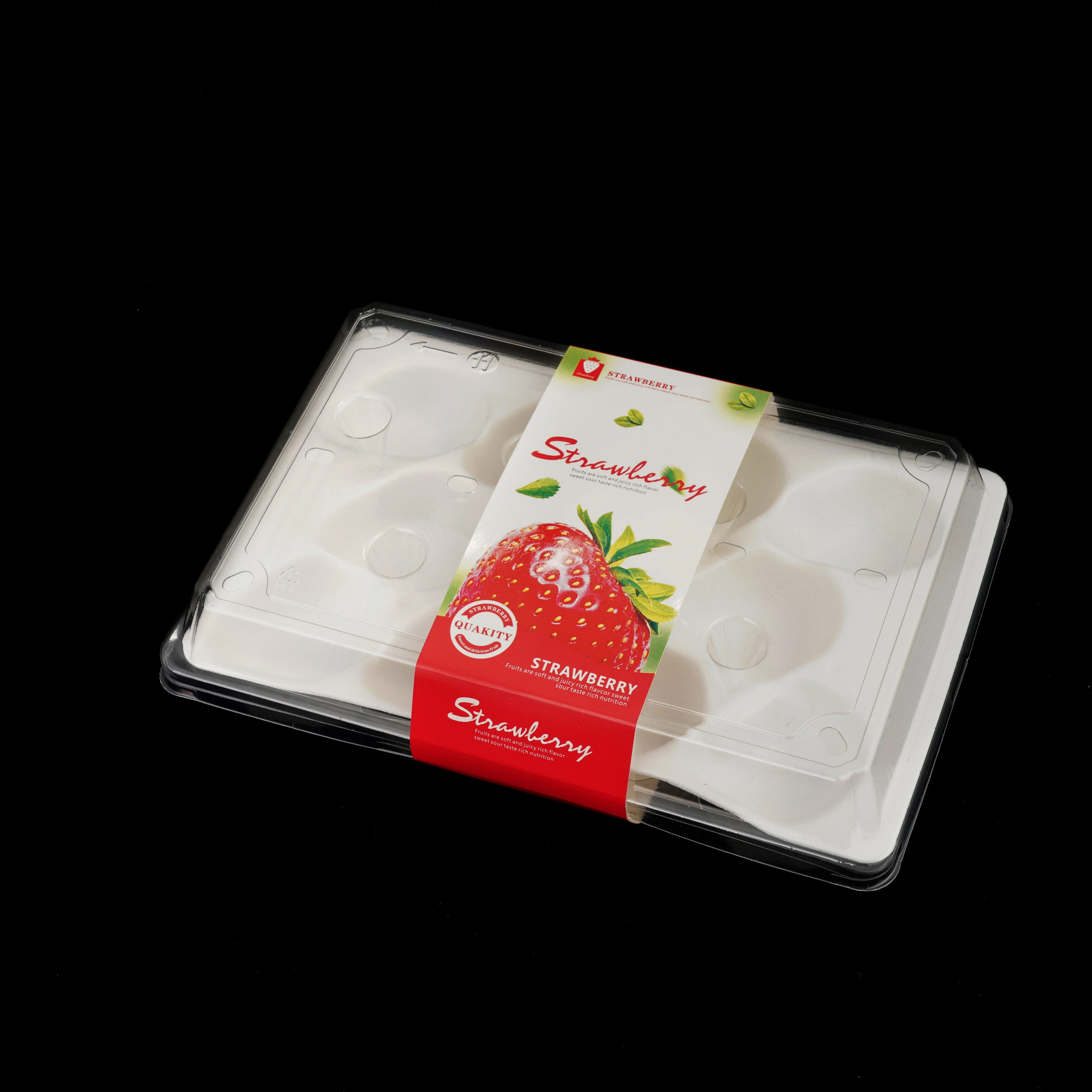 Manufacturer Disposable Transparent PET Strawberry Packaging Foam Tray Clear Plastic Fruit Box