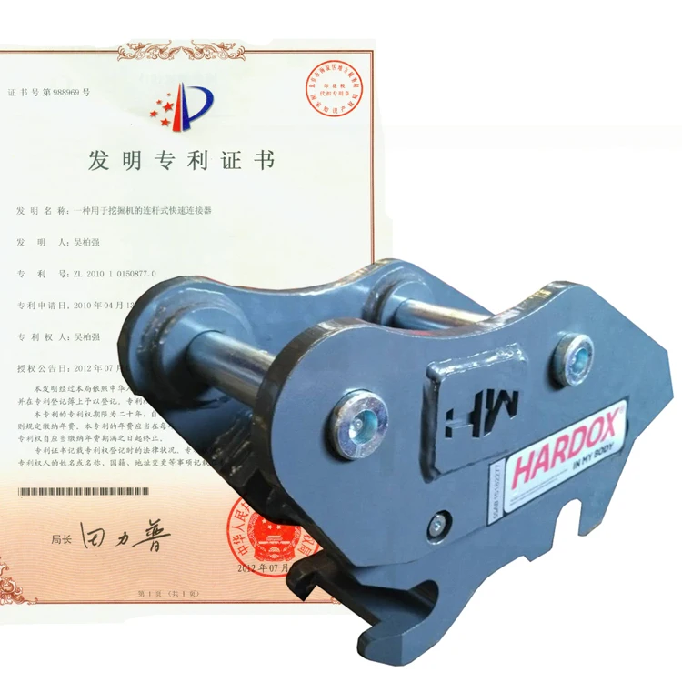 HONGWING Professional customization Semi-auto Quick Coupler Hydraulic Tilting Quick Connect For Different Excavator Attachments