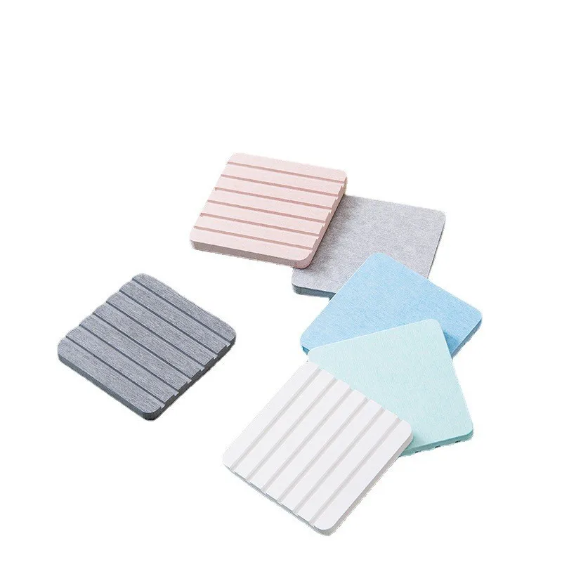 New Diatomite Soap Dish Fast Drying Soap Bar Holder for Bath Shower Self-Dry Soap Container