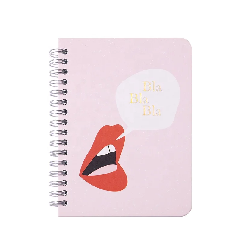 2024-2025 A6  Hardcover Spiral Journal Notebook Printing Custom Manufacturer Supplies Kit With Fashion Pattern