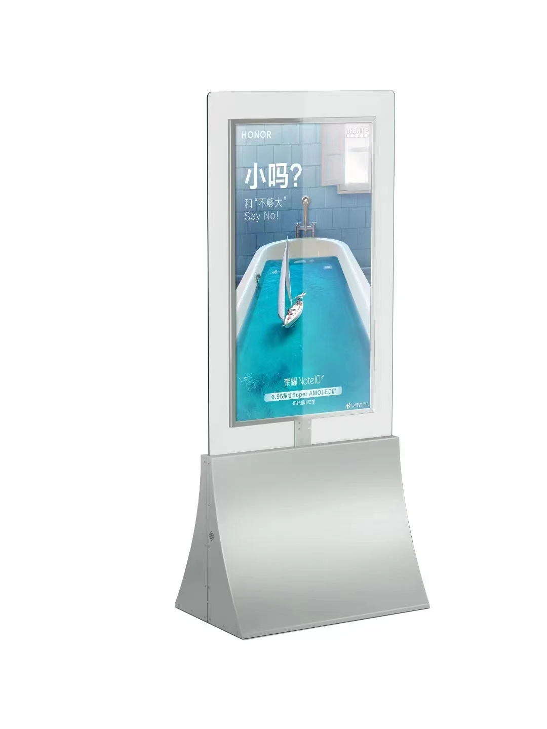 55 43 inch Indoor Dual Screen Kiosk Super Slim LCD Advertising Digital Signage Double Sided Touch Screen Kiosk