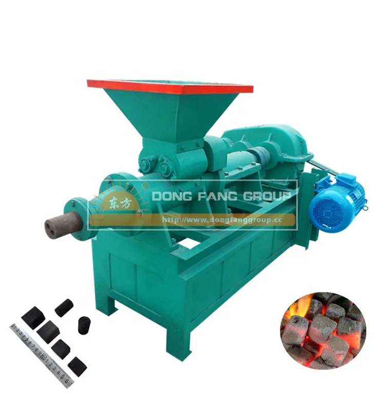 2023High quality cheap ball charcoal extruder hexagon shape long rod briquette machineachine