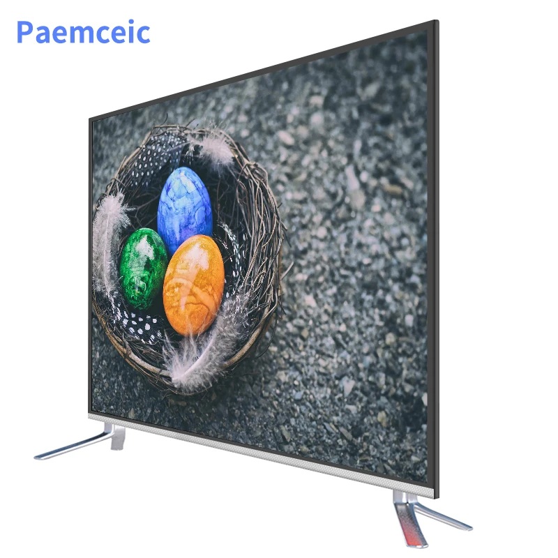 Горячая Распродажа телевизор 50 дюймов smart tv светодиодный android с металлической