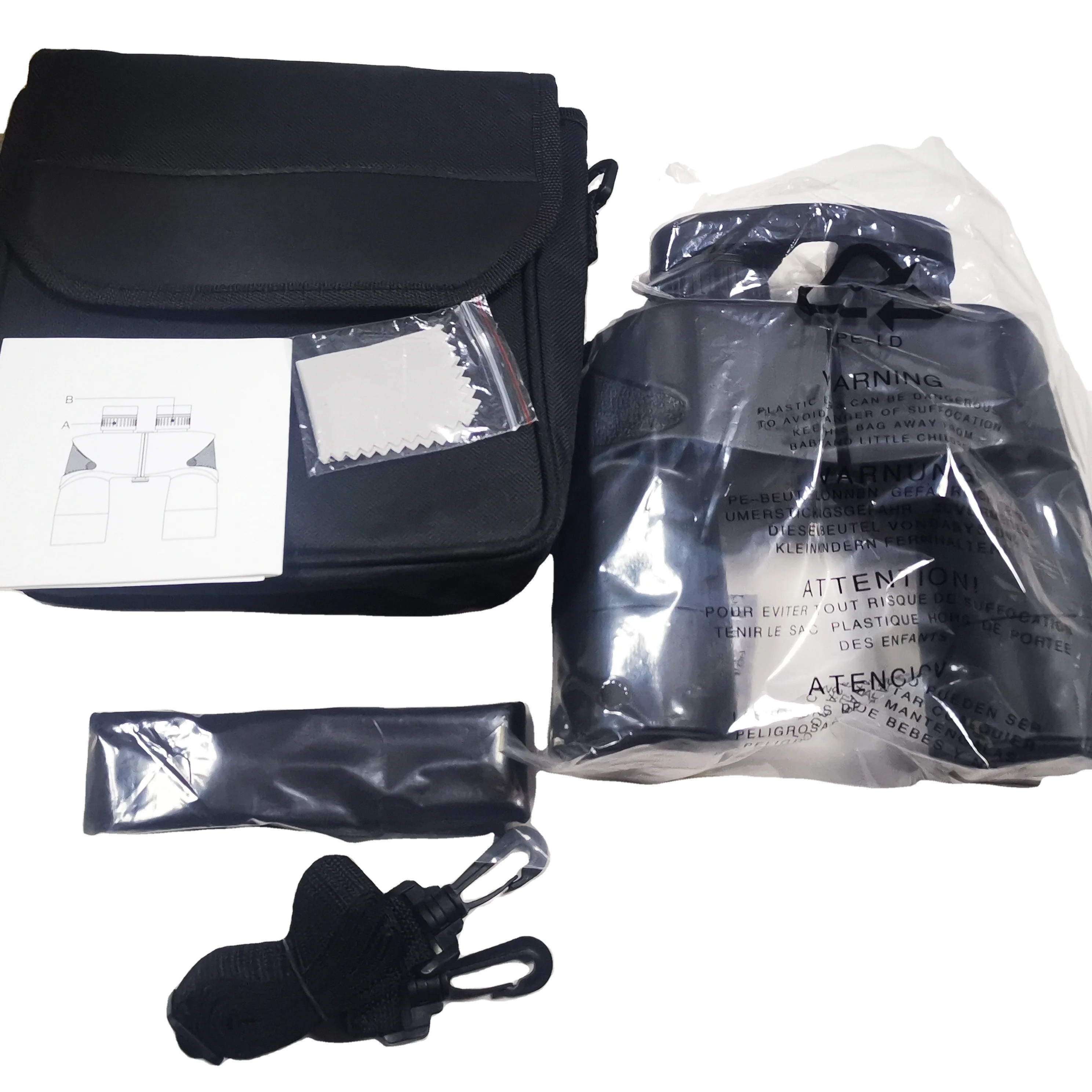 Fixed Focus 10x50 Long Range Binoculars with  floating Strap