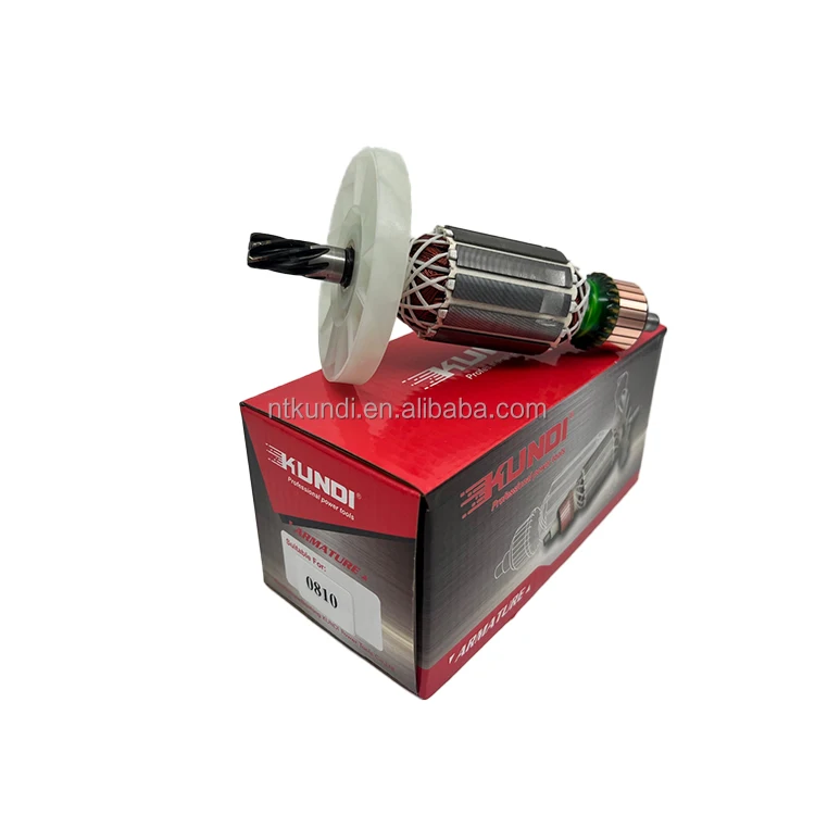 KUNDI Brand Professional Manufacturer Power Tool Spare Parts for H0810 Armature Rotor