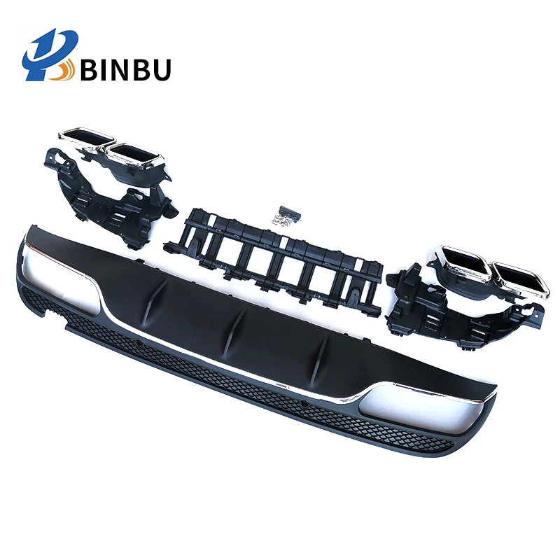 For Mercedes Benz C-class rear bumper diffuser Kit sports w205 diffuser Kit AMG style 2015-2019