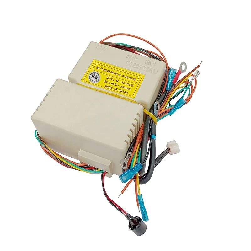 YC-KX204 импульсный зажигатель 220VAC для газовой плиты и коробки для запчастей, пьезоэлектрический воспламенитель