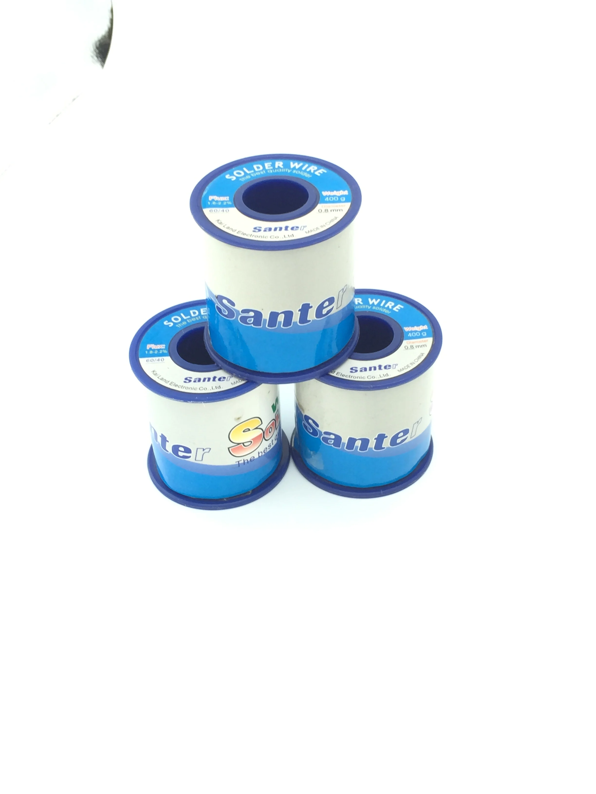 Santer 60/40 Hight Quality No Cleaning Solder Wire 0.8mm 400g Tin Flux Rosin Activated Cored Welding