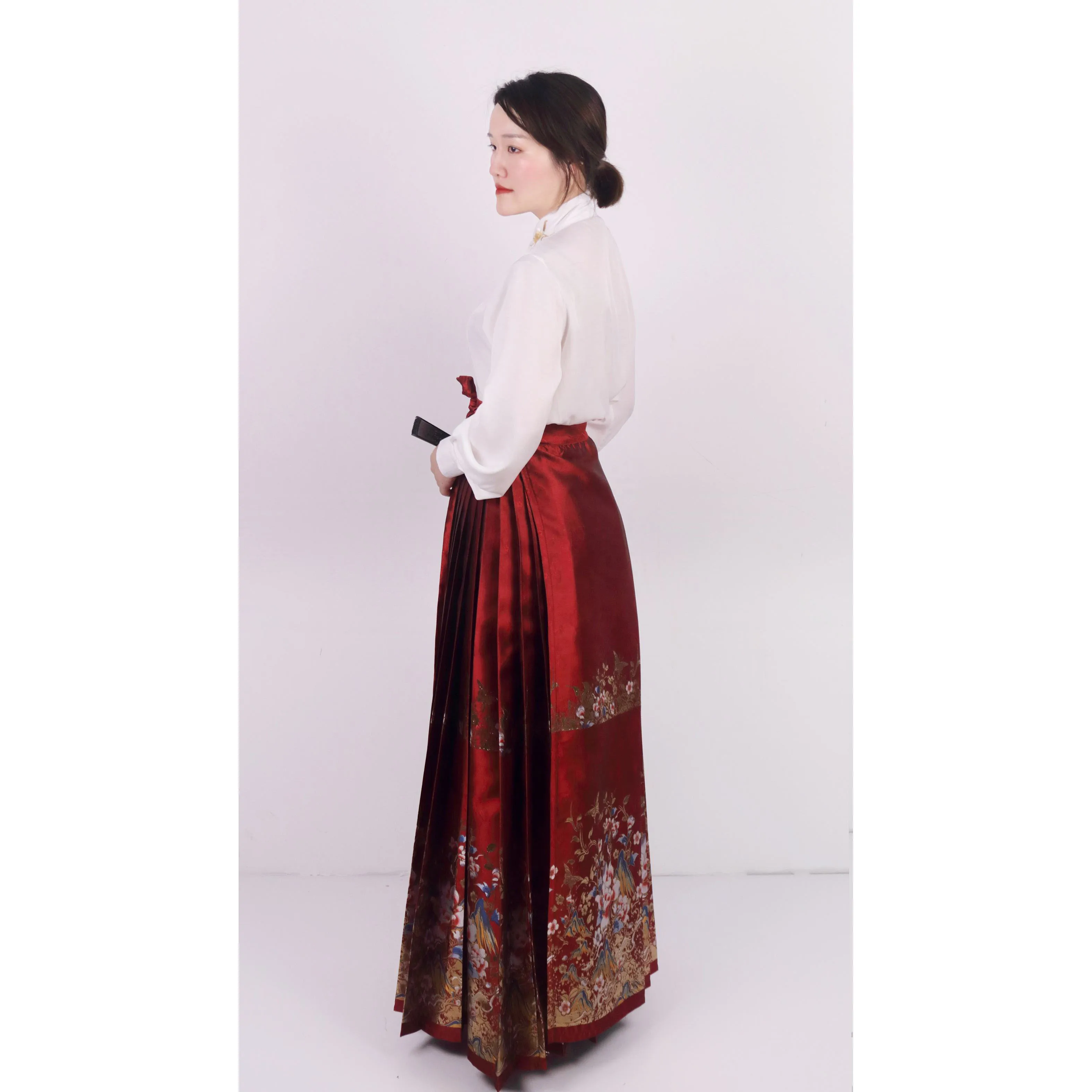 Tang Hanfu Female Adult Summer Chinese Style Super Immortal Students 6 Meter Print