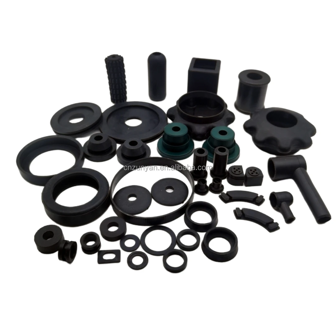 Customized Flexible Insulation Rubber Bushing Belows Dust-Proof Silicone Rubber Sleeve Automobile Rubber Sleeve