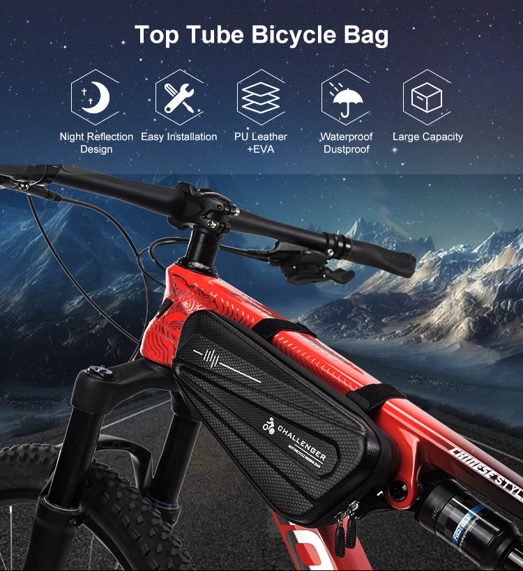 Bicycle Front Tube Frame Bag Bicycle Bag OEM Storage Bag for Bike Bike accessories