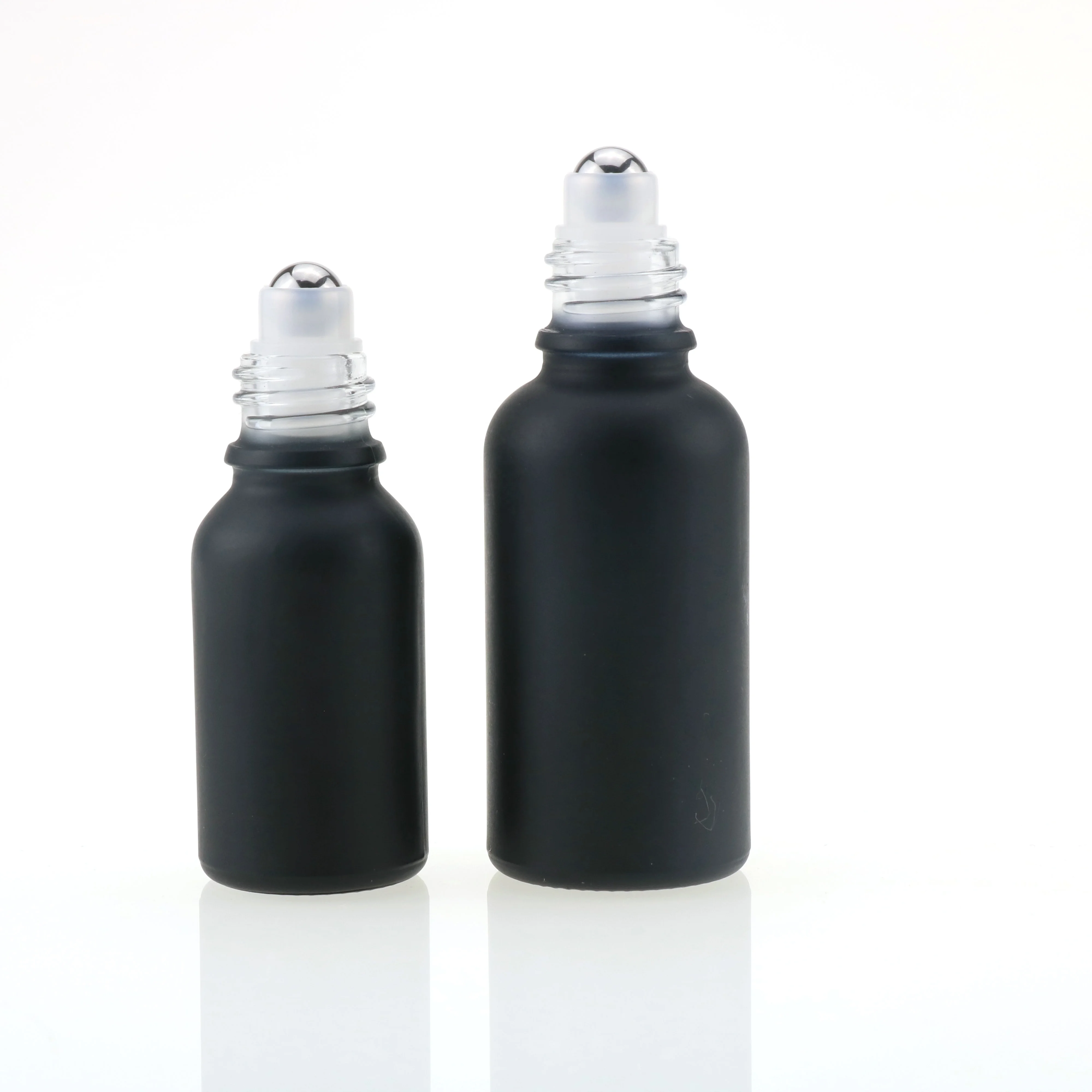 black glass bottle roller ball empty black glass essential oil roll-on bottles 15 ml roll on bottle