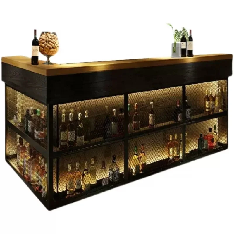 Industrial style  Cash Table Register  barbecue  bar Counter Cashier Desk Store Checkout Counters Reception Desks for Sale